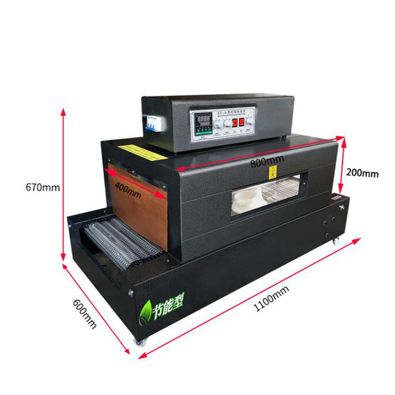 Heat Thermal Shrink Packaging Machine Tunnel For Plastic Film Wrap Packaging Bottles Boxes And Cosmetics Hardwares