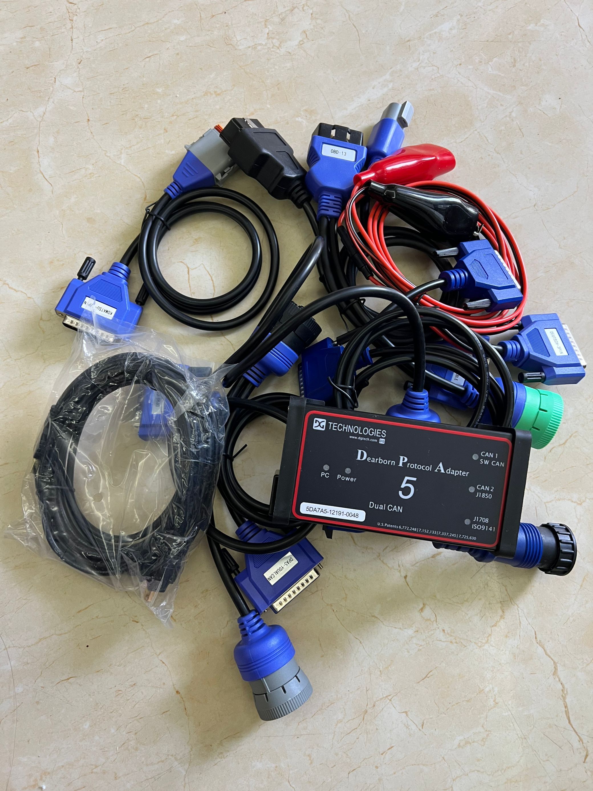 DPA5 Truck Diagnostic Tool USB DPA5 Dearborn Protocol Adapter DPA 5 Heavy-Duty Truck With Multi-Languages