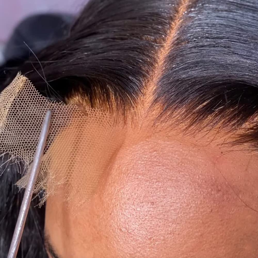 Silky Straight Human Hair Ultra-Thin HD Wigs 4X4 5X5 6X6 7X7 13X4 13X6 Swiss Lace Bleach Knots Pre Plucked Natural Hairline For Black Women