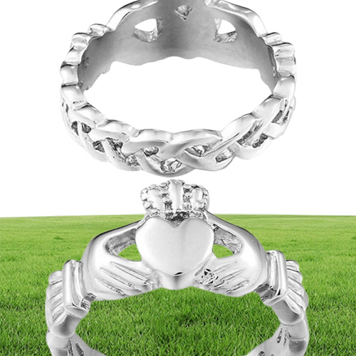 Whole New Brand Designer Ladies Claddagh Stainless Steel Skull Rings For Women Wedding Party