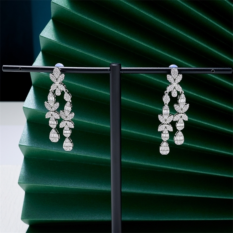 Wedding Jewelry Sets TIRIM Necklace for Women Heart Water Drop Cubic Zirconia Jewellery Set Dubai Saudi Party Engagement Accessory 231208