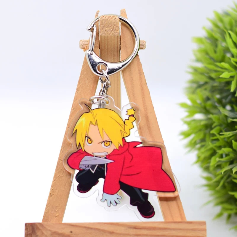 Keychains Lanyards 100pcs/Lot Hundreds of Styles Acrylic Keychain Anime Keyring High Quality Chibi Pendant Key Chain Accessories 231208