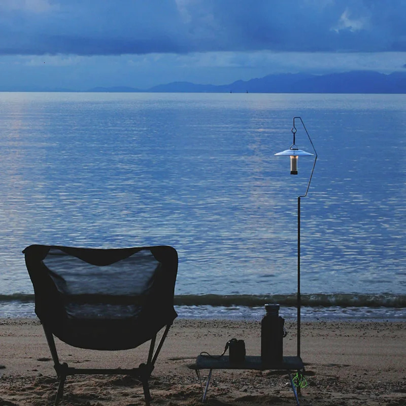 Cords Slings and Webbing 67g Ultralight Camping Lamp Post Pole Foldable Outdoor Portable Hanging Light Stand for GoalZero Lumena M3 Camp Bracket 23121