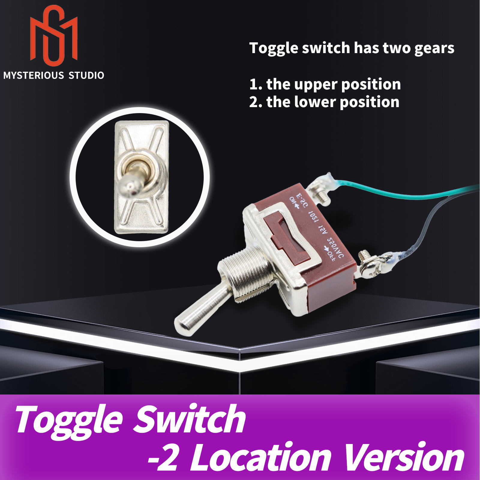 Mysterious Studio Secret Room Escape Room Props Game Mechanism Props Electronic Toggle switch 2 position version