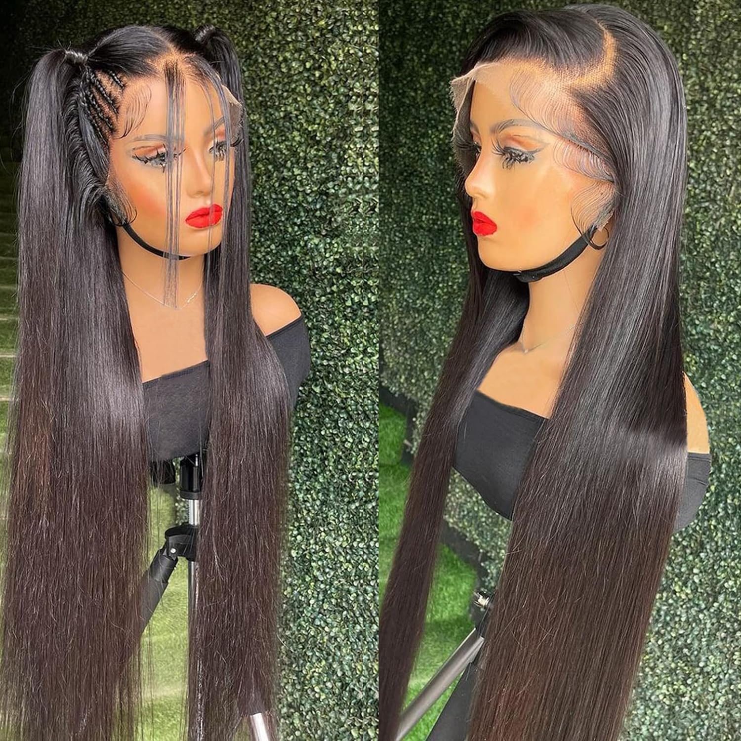 Silky Straight Human Hair Ultra-Thin HD Wigs 4X4 5X5 6X6 7X7 13X4 13X6 Swiss Lace Bleach Knots Pre Plucked Natural Hairline For Black Women