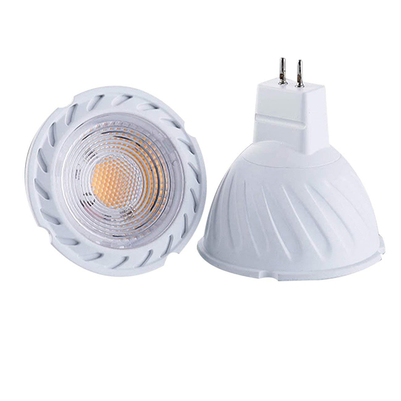 Dimmable 6W COB LED Spotlight for Recessed Lighting MR16 GU5.3 GU10 E27 Base 110V 220V