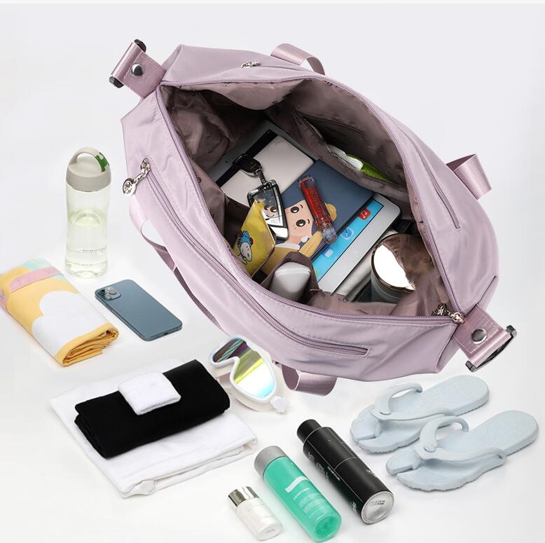 Uu-1823 Unisex Sports Fiess Portable Oxford Cloth Outdoor Bags Large Capacity Nylon Travel Yoga Shoulder Tote Bag