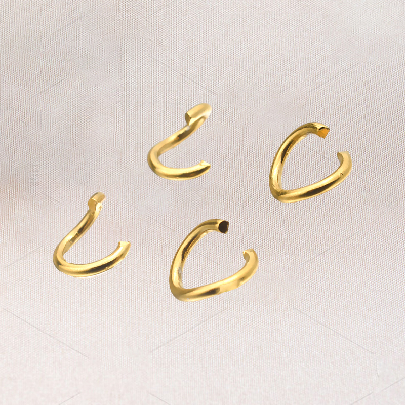 1000pcslot Gold silver Stainless Steel Open Jump Rings 4568mm Split Rings Connectors for DIY Ewelry Findings Making