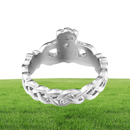 Whole New Brand Designer Ladies Claddagh Stainless Steel Skull Rings For Women Wedding Party