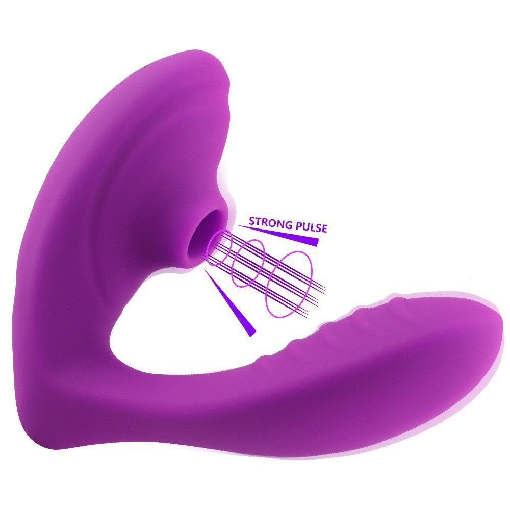 Woman vibrator Dildo Sucking Vibrator Clitoris Sucker Vagina Stimulator Oral sex USB Charging Sex toys for Women Y200421