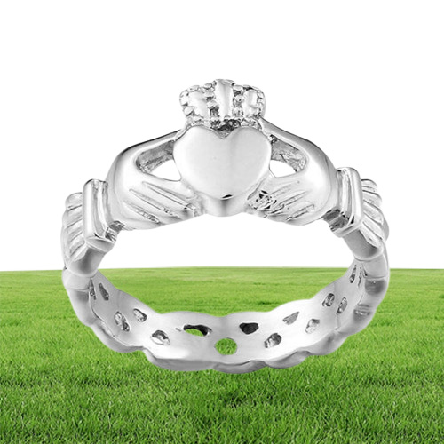 Whole New Brand Designer Ladies Claddagh Stainless Steel Skull Rings For Women Wedding Party