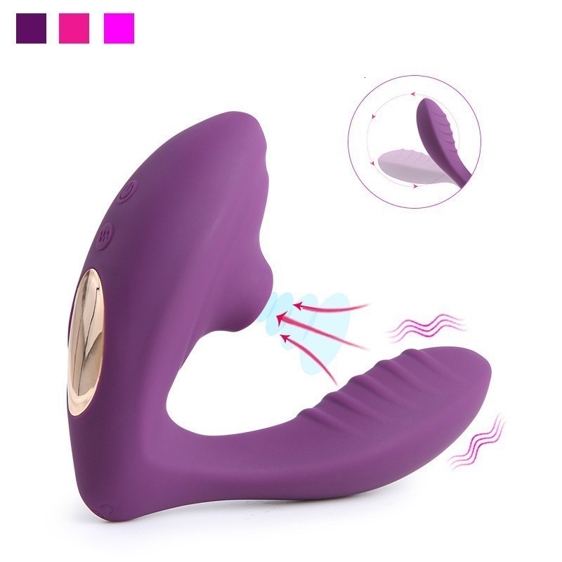 Woman vibrator Dildo Sucking Vibrator Clitoris Sucker Vagina Stimulator Oral sex USB Charging Sex toys for Women Y200421