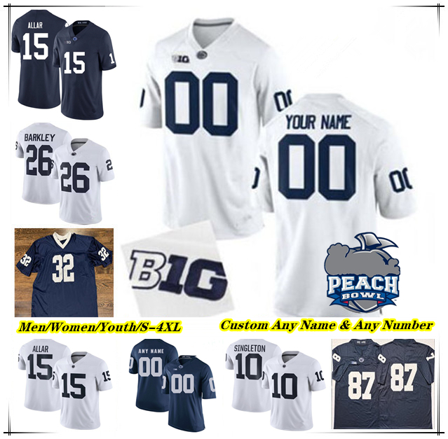Penn State College Football Jersey Drew Allar Nicholas Singleton Harrison Wallace III Omari Evans Kevin Winston Jr Zane Durant Kaytron Allen Micah Parsons Barkley
