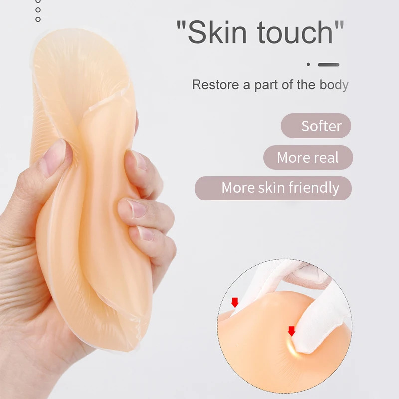 Breast Pad LERVANLA VS 140g-420g/piece Mastectomy Breast Compensate Silicone Breast Prosthesis False Silicone Breast Form Mastectomy Women 231211