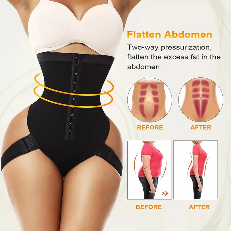 Waist Tummy Shaper Plus Size High Waist Butt lifter Tummy Control Pantie Booty Lift Pulling Underwear Shaper Workout Waist Trainer Corset Shapewear 23