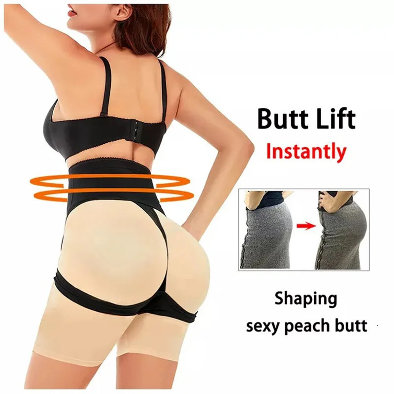 Waist Tummy Shaper Plus Size High Waist Butt lifter Tummy Control Pantie Booty Lift Pulling Underwear Shaper Workout Waist Trainer Corset Shapewear 23