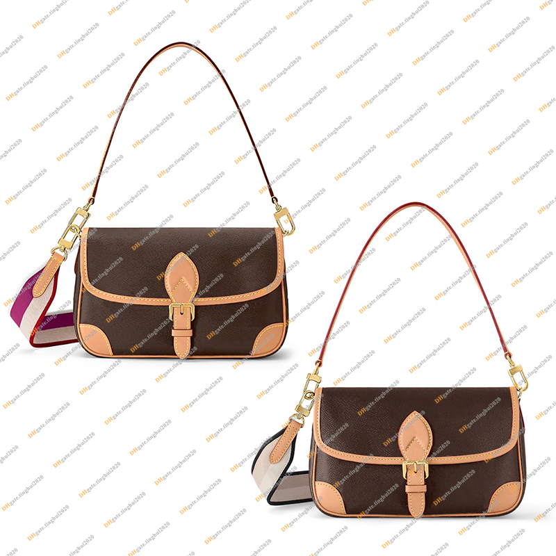 Ladies Fashion Casual Designer Luxury Diane Bag Handbag Totes Crossbody Shoulder Bags Top Handbag Bag TOP Mirror Quality M45985 M46049 M83298 2 Size Purse Pouch