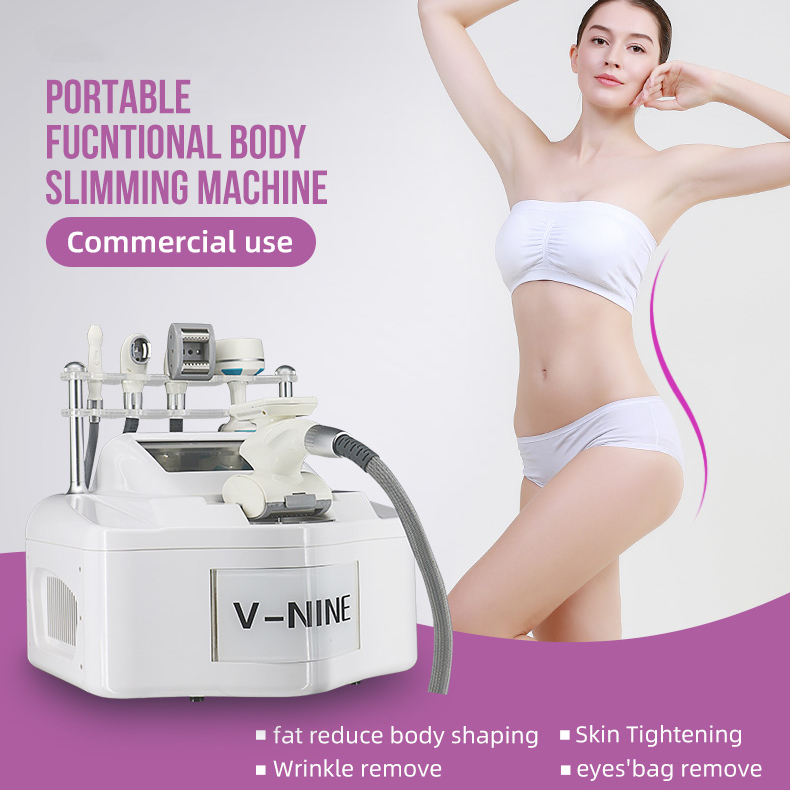 Factory Outlet V9 Sculpture Body Fat Removal 40K Cavitation Liposuction Machine 5 in 1 Vacuum RF Skin Beauty Wrinkle Reduction for Whole Body