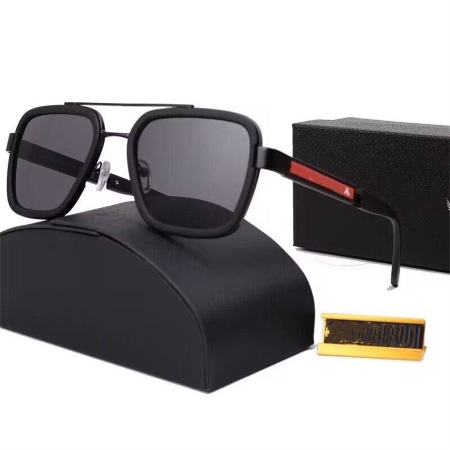 Classics Top brand designer Men and Women 88079 Fashion large frame double bridge sunglasses Driving glasses Outdoor sun protection against glare Nice gift