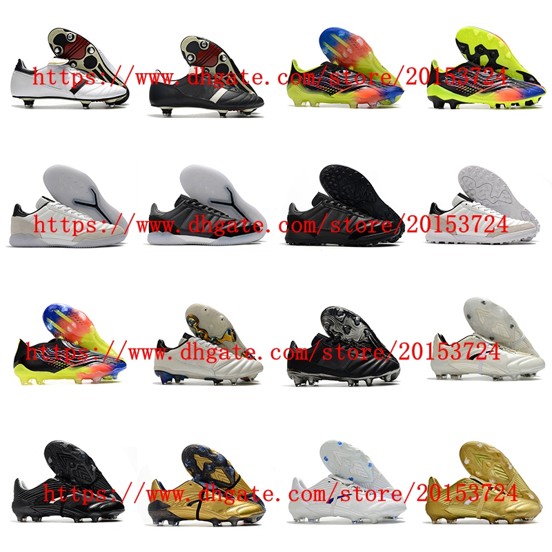 High Ankle Soccer Shoes Men copa world cup SG FG Football Boots Cleats Grass Training Sport