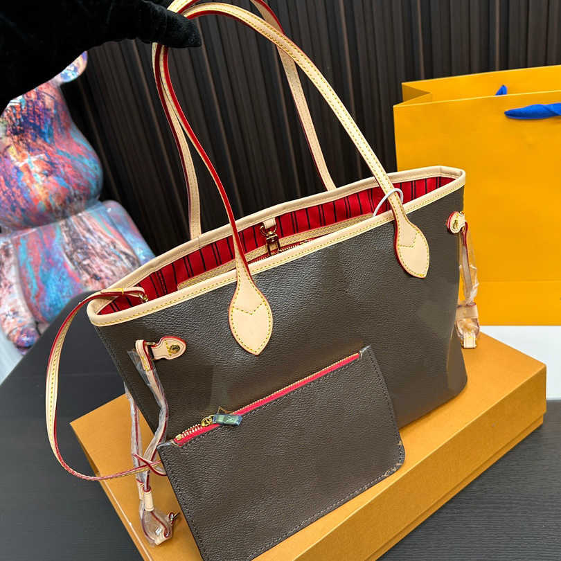 pm size tote bag handbag women NVF designer totes bags shoulder shopping bags cowhide chain crossbody handbags 231215