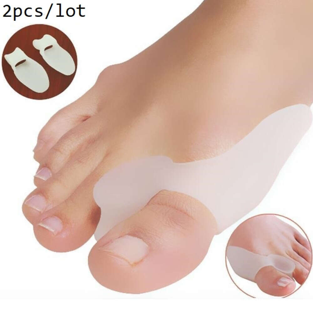 Toe Hallux Valgus Corrector Silicone Gel Spreader Feet Care Toe separator Bunion Guard Toe Stretcher Straightener Zehen-Hallux-Valgus-Korrektor Wholes