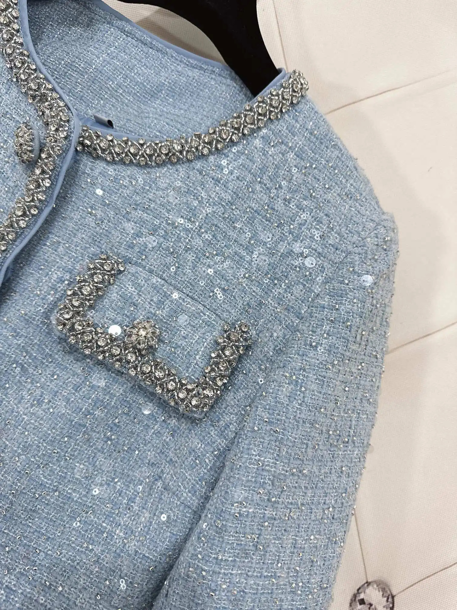 Womens Jackets Short jacket fashion advanced personality exquisite temperament comfortable 2024 fall and winter 1123 231212