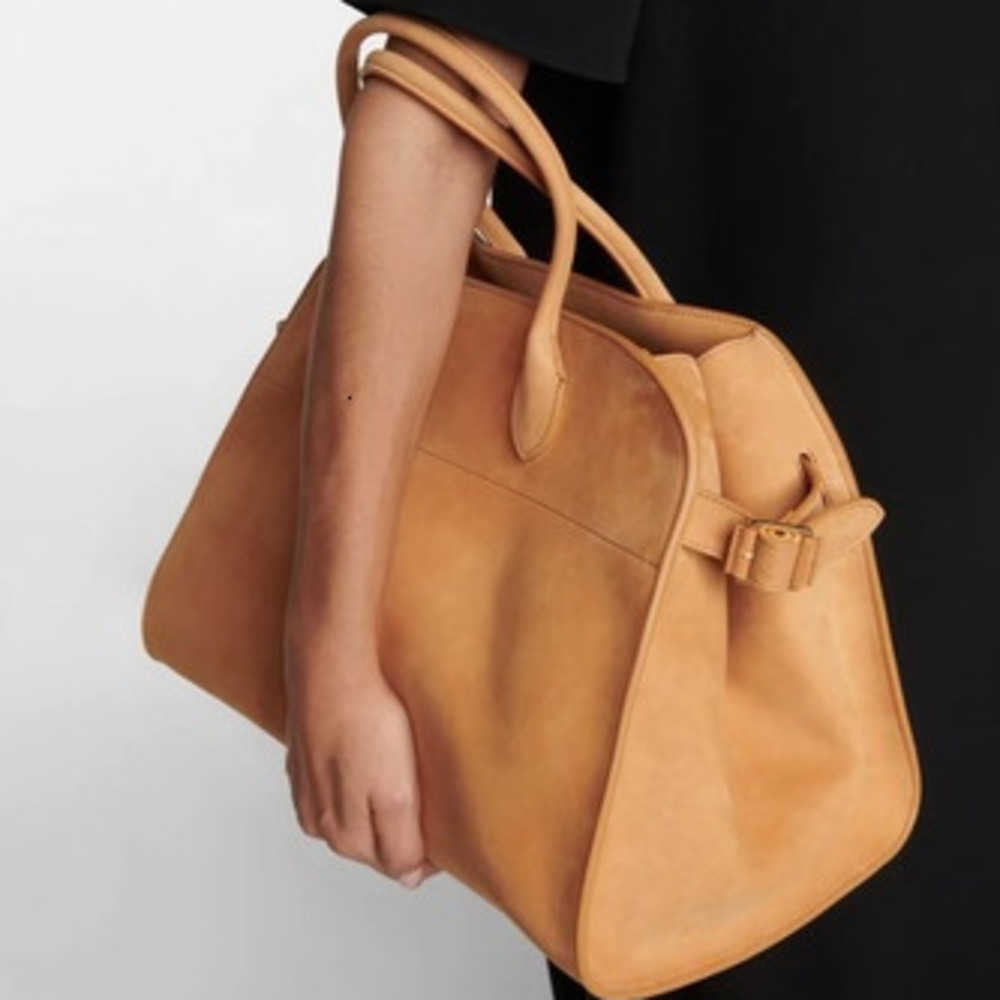 Evening Bags Margaux 15 Classic Style Cowhide Handbag Simple Single Shoulder Bag Lcu The Large Capacity Tote Commuting the row 230314