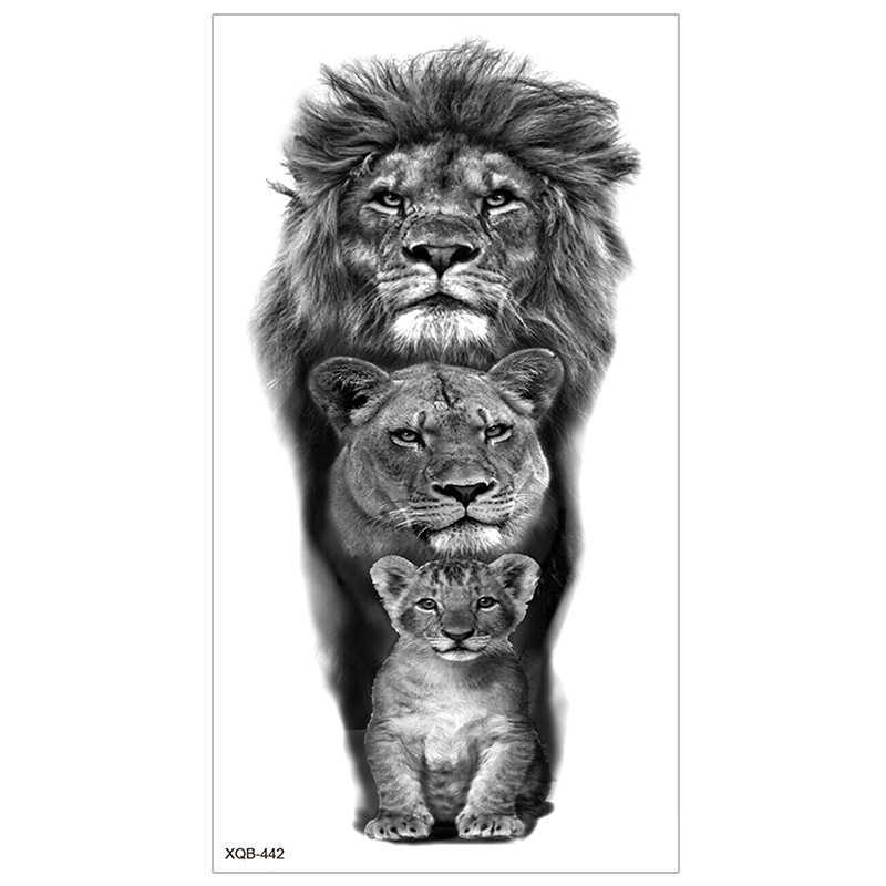 New Half Arm Tattoo Sticker Set with Dark Realistic Waterproof Stickers