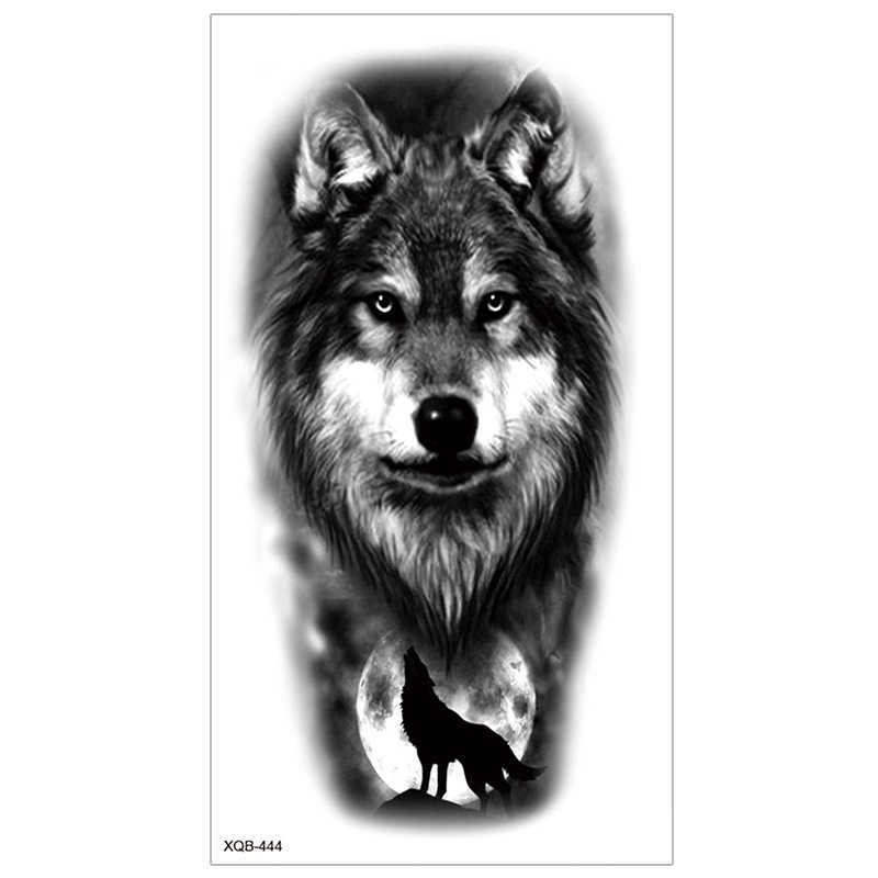 New Half Arm Tattoo Sticker Set with Dark Realistic Waterproof Stickers