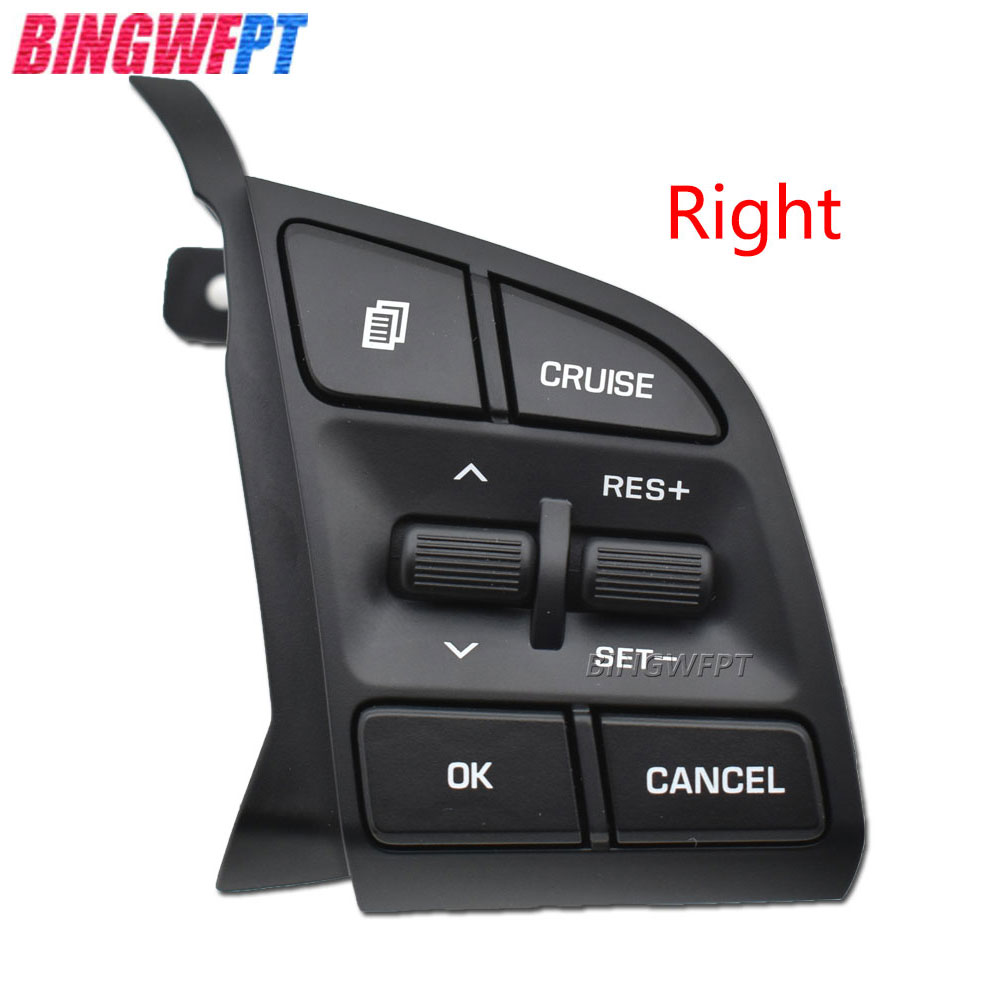 Multi Function Steering Wheel Audio Cruise Control Buttons For Hyundai Tucson 2015-2019 Wth Backlight Button Switch & Bluetooth