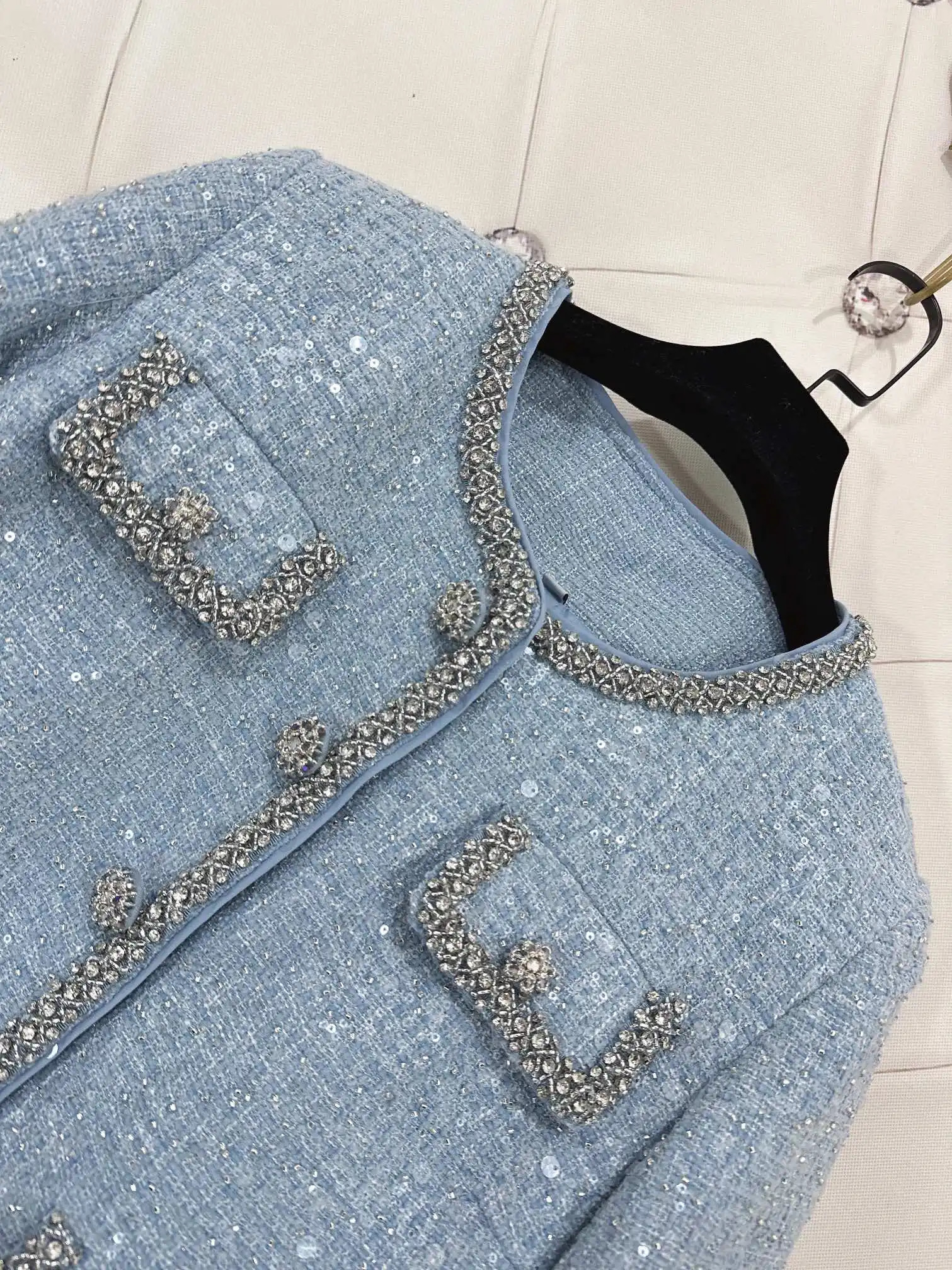 Womens Jackets Short jacket fashion advanced personality exquisite temperament comfortable 2024 fall and winter 1123 231212