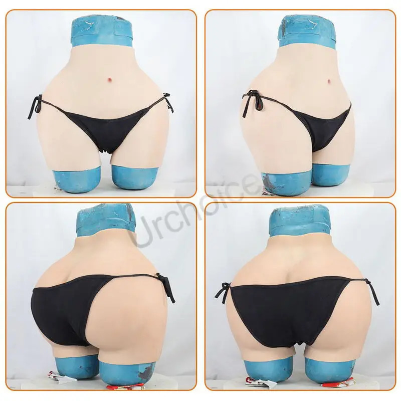 Breast Form Silicone Big Butt Lifting Shaper Artificial Huge 4.8cm Bum and Hips Padded Panties Buttock Lifter Pants For African Women 231211