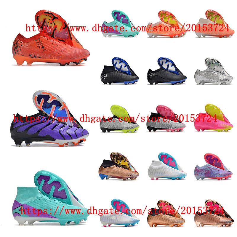 Men Soccer Shoes Cleats Football Boots Professional Training FG Sports Zapatos De Futbol boys women size 35-45EUR