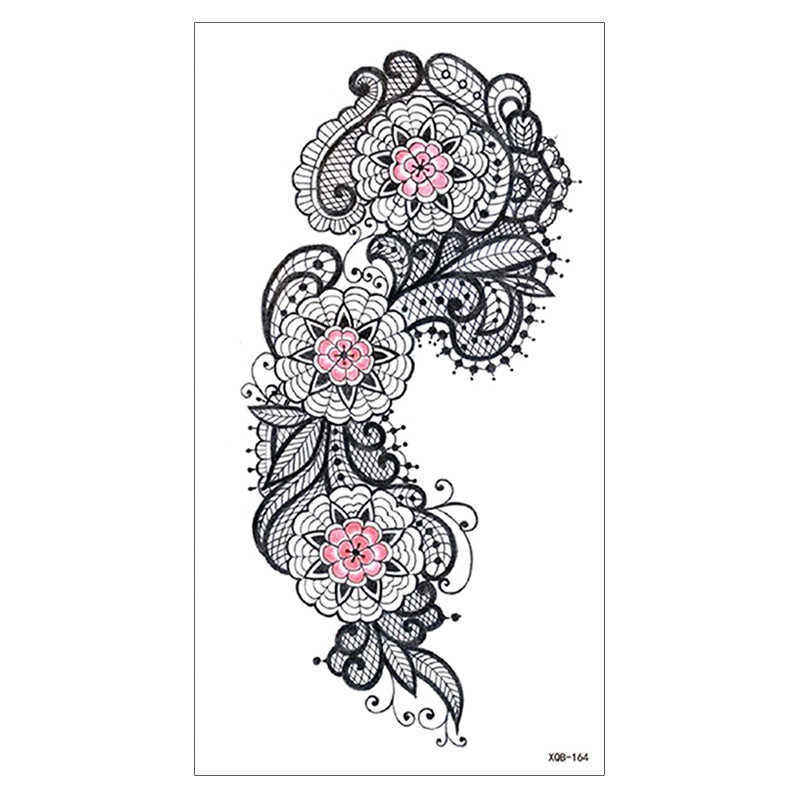 New small full arm waterproof tattoo stickers for men and women multiple flower arms optional environmental protection lasting