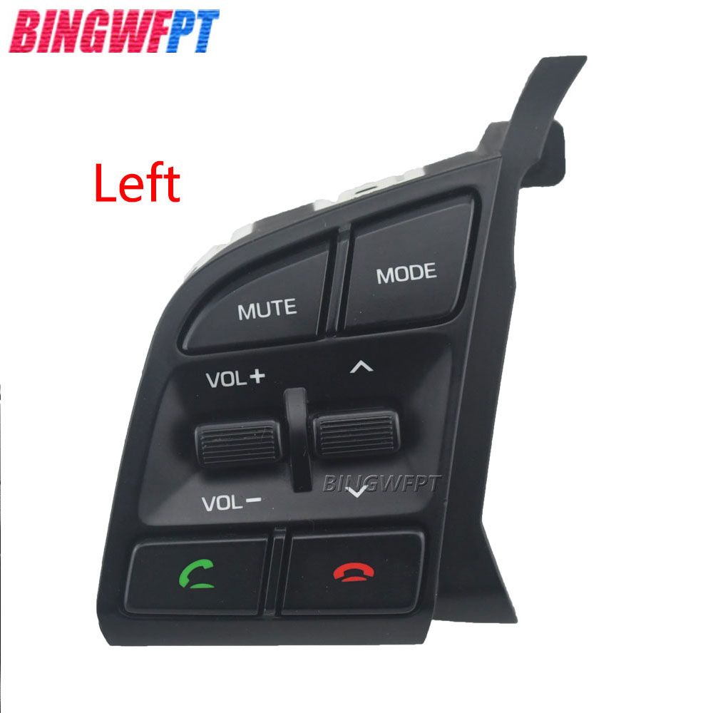 Multi Function Steering Wheel Audio Cruise Control Buttons For Hyundai Tucson 2015-2019 Wth Backlight Button Switch & Bluetooth
