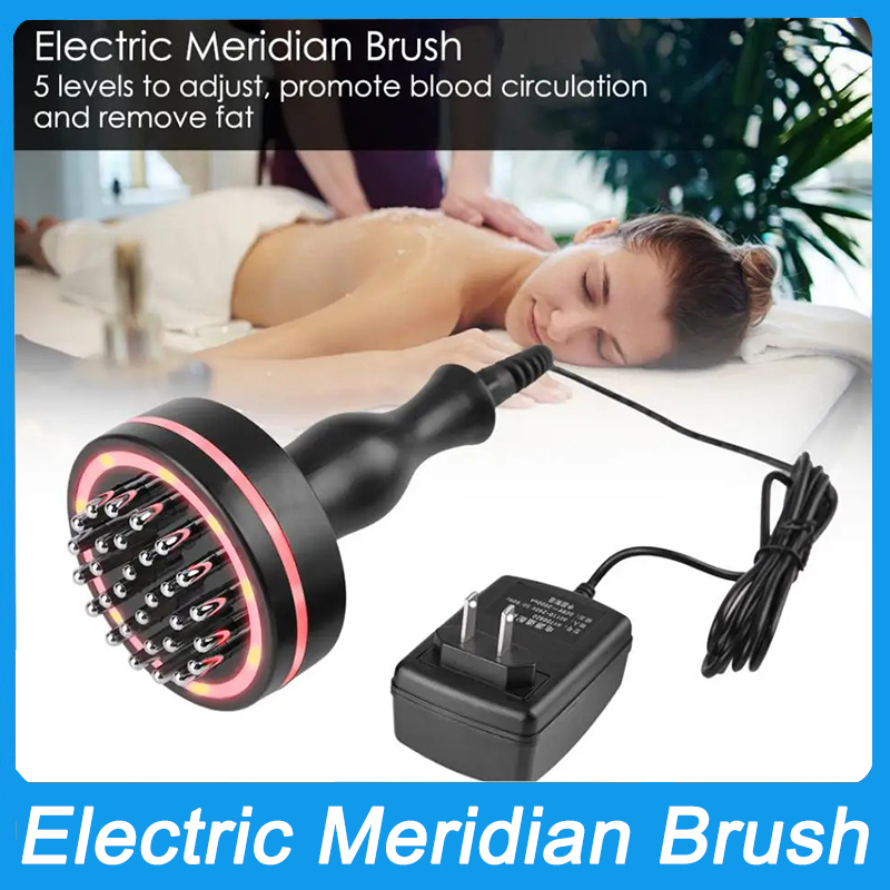 EMS Gua Sha Scraping Body Slim Massager Infrared Heating Therapy Anti Cellulite Fat Burner Beauty Lymphatic Dredging Warm Brush Electro Stimulator Phy