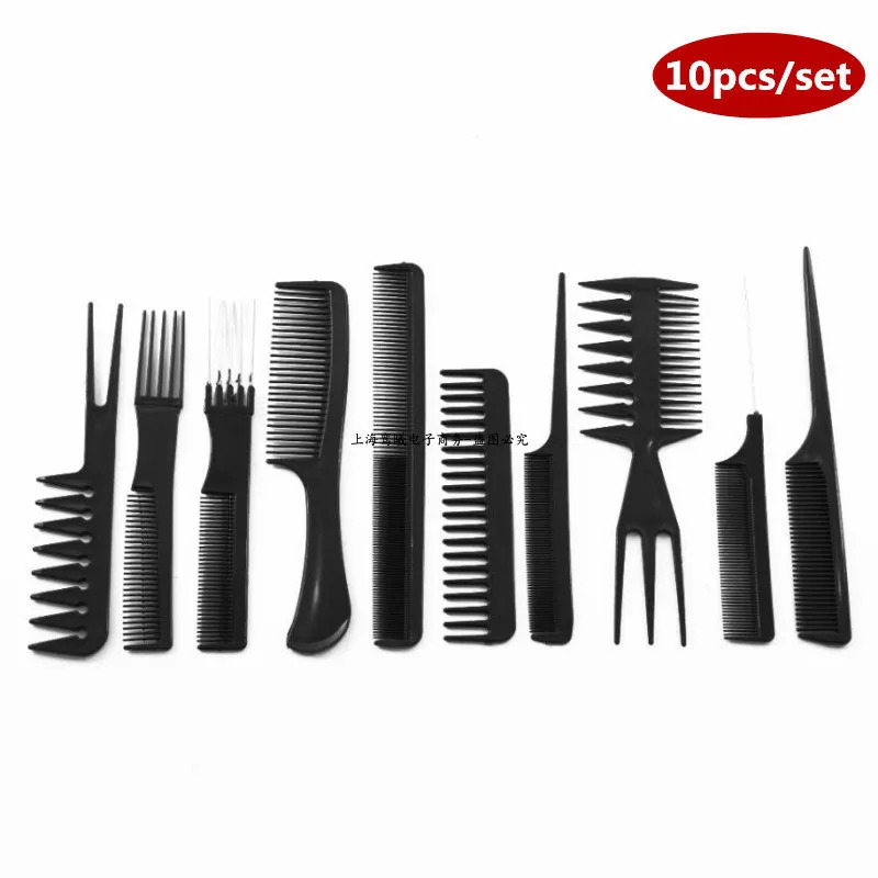 Hair Brushes Arrivals Men Women Beauty Salon Styling Hairdressing Black Plastic Brush Combs Anti static Hairbrush Modelling Tools 231211