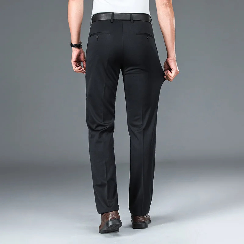 Mens Pants 10XL Oversize Business Men Fit Stretch Formal Trousers Husband Elegant Suits Dress Social Casual 231212