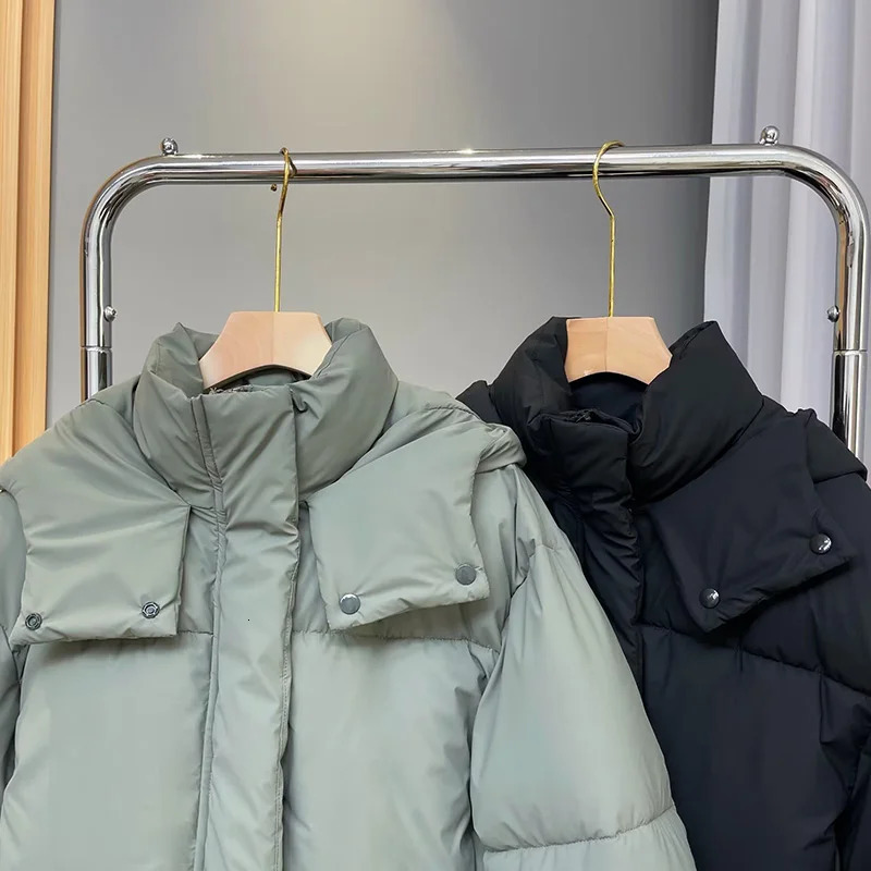 Women's Down Parkas Women's Winter Vintage Hooded Pockets Cotton Parkas Jackets Very Warm Thick in Coats Female Outerwear Streetwear Clothes