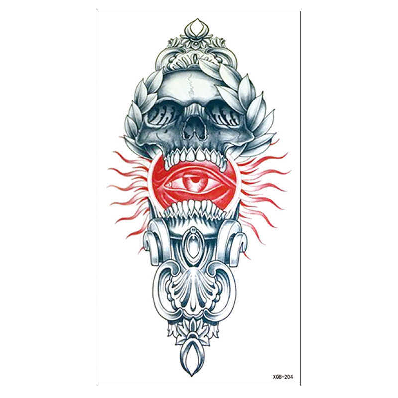 Tattoo Sticker Arm New Small Full Durable Wolf Head Waterproof