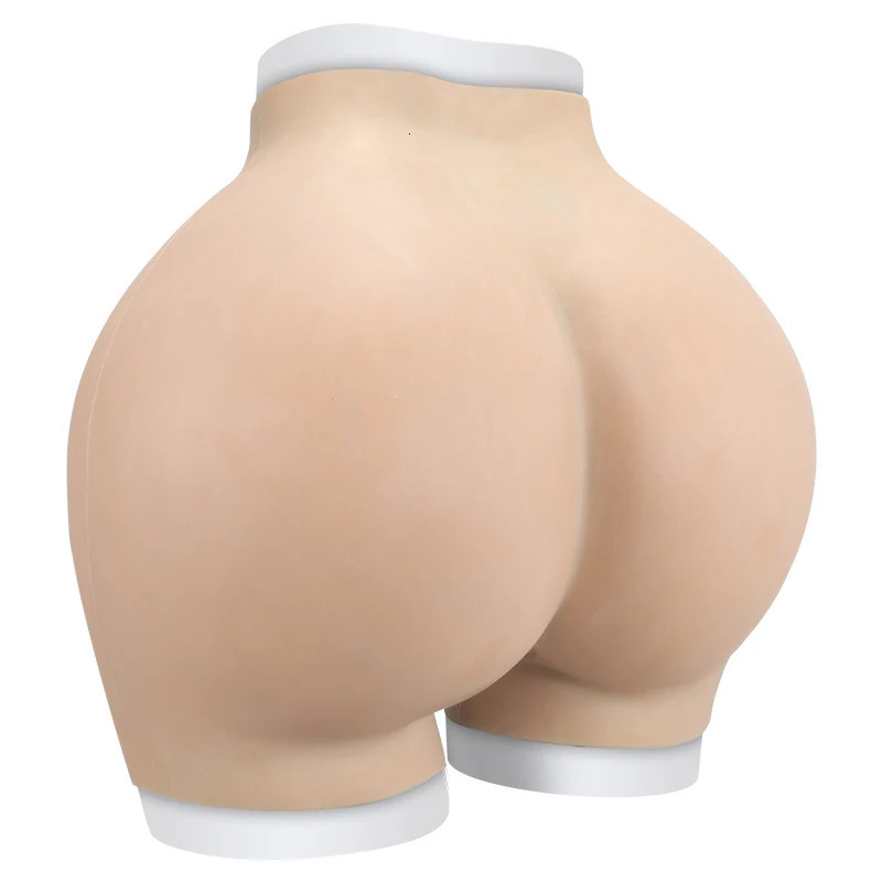 Breast Form Silicone Big Butt Lifting Shaper Artificial Huge 4.8cm Bum and Hips Padded Panties Buttock Lifter Pants For African Women 231211