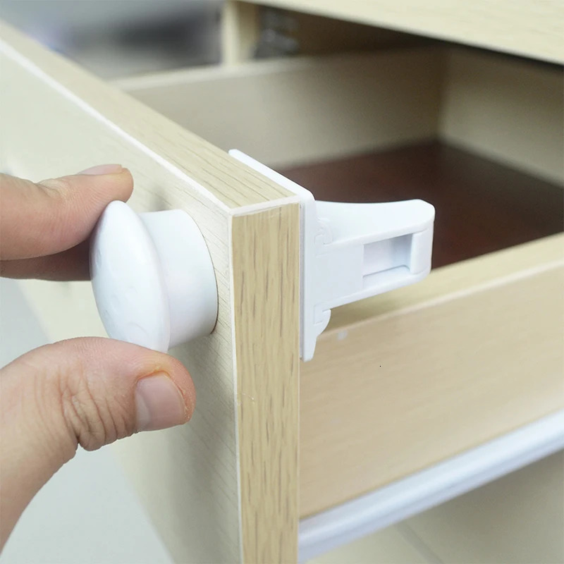 Baby Locks es Security Magnetic Child Lock Cabinet Drawer Door Protection Safety Set Universal Infant 231211