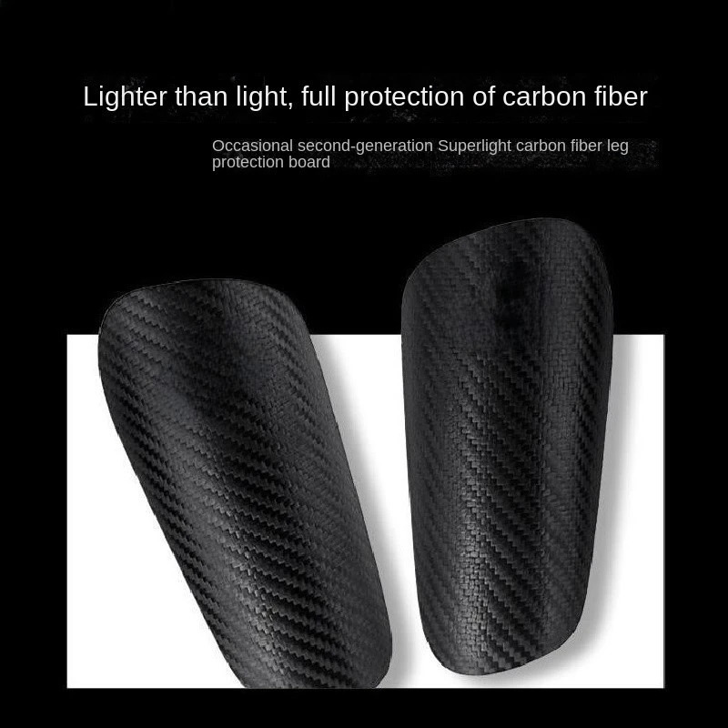 Shin Guard Ultralight Carbon Fiber Soccer Shin Guards Football Guard Accessories Canilleras Protector Children Goods Protect Tibia Training 231211
