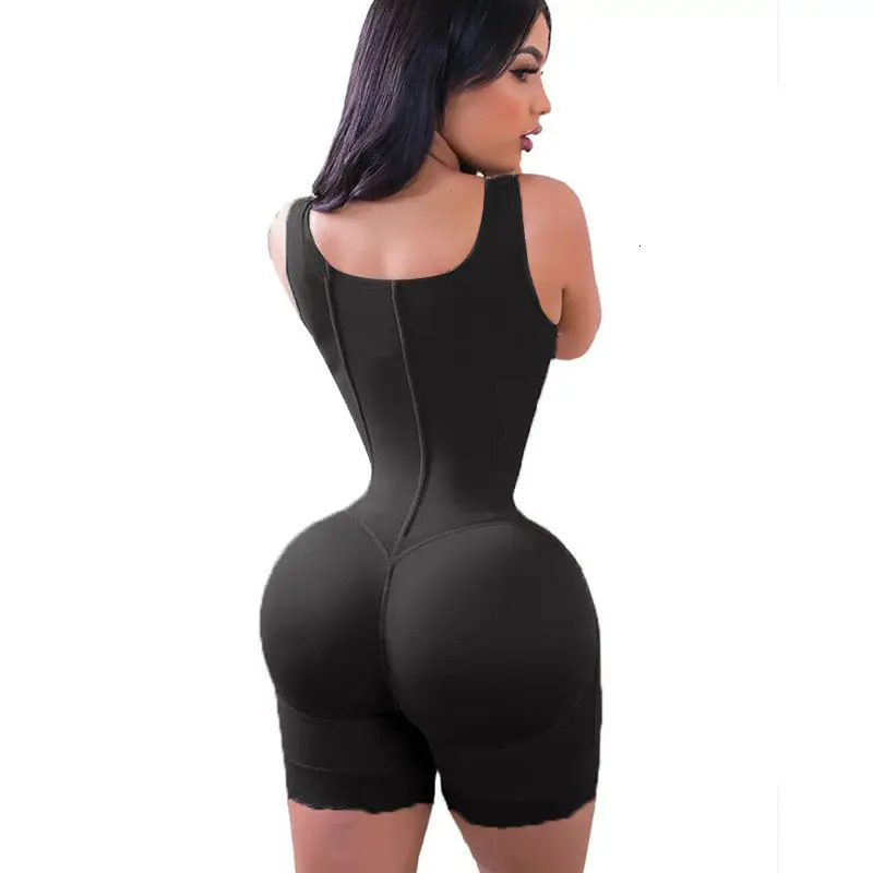 Waist Tummy Shaper Steel Bone Liposuction Post Surgery Fajas Colombianas Shapewear BBL High Compression Garments Postpartum Tummy Control 231211