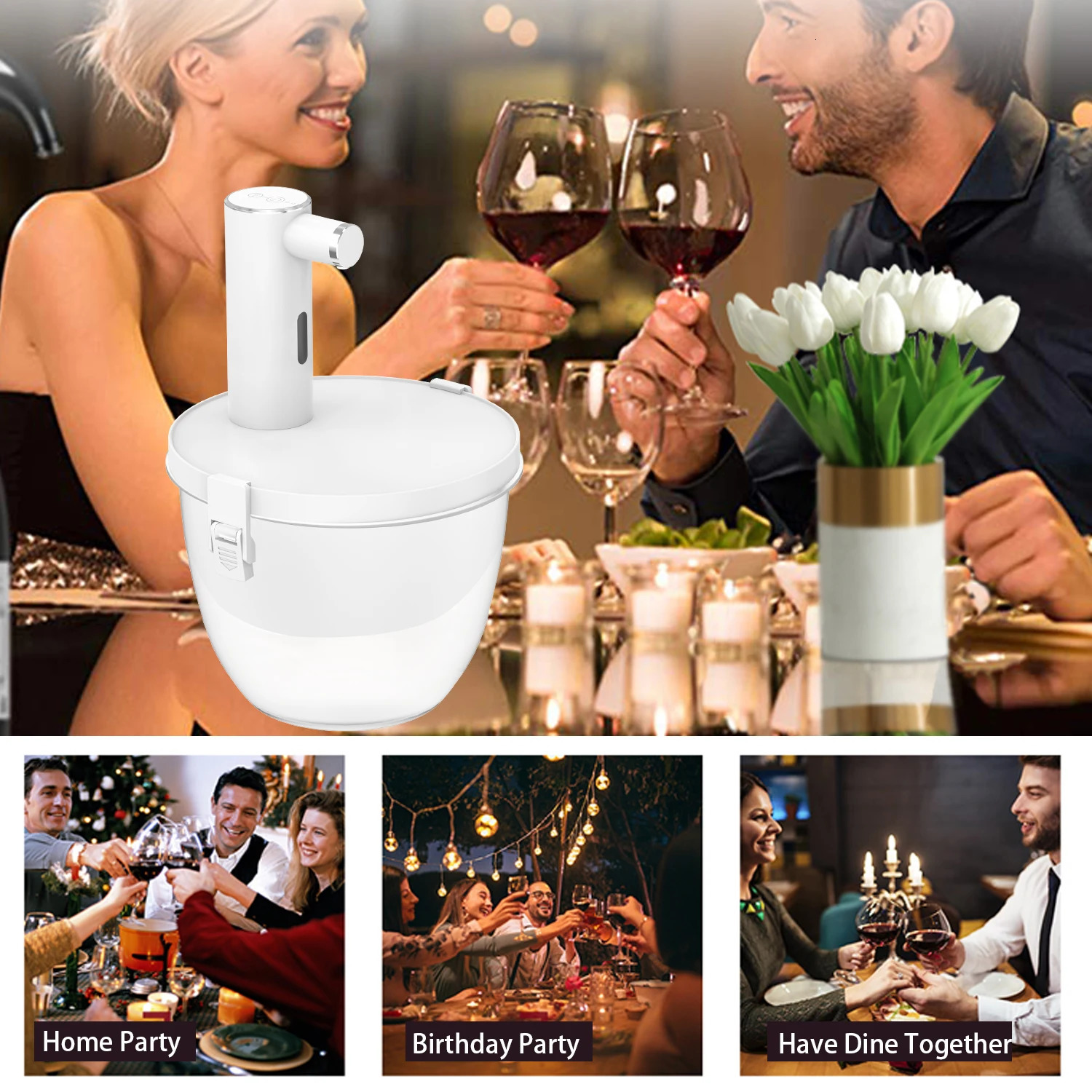 Bar Tools Smart Quantitative Alcohol Dispenser Professional High End Whiskey Pump Liquor Adjustable Electric Wine Decanter 231212