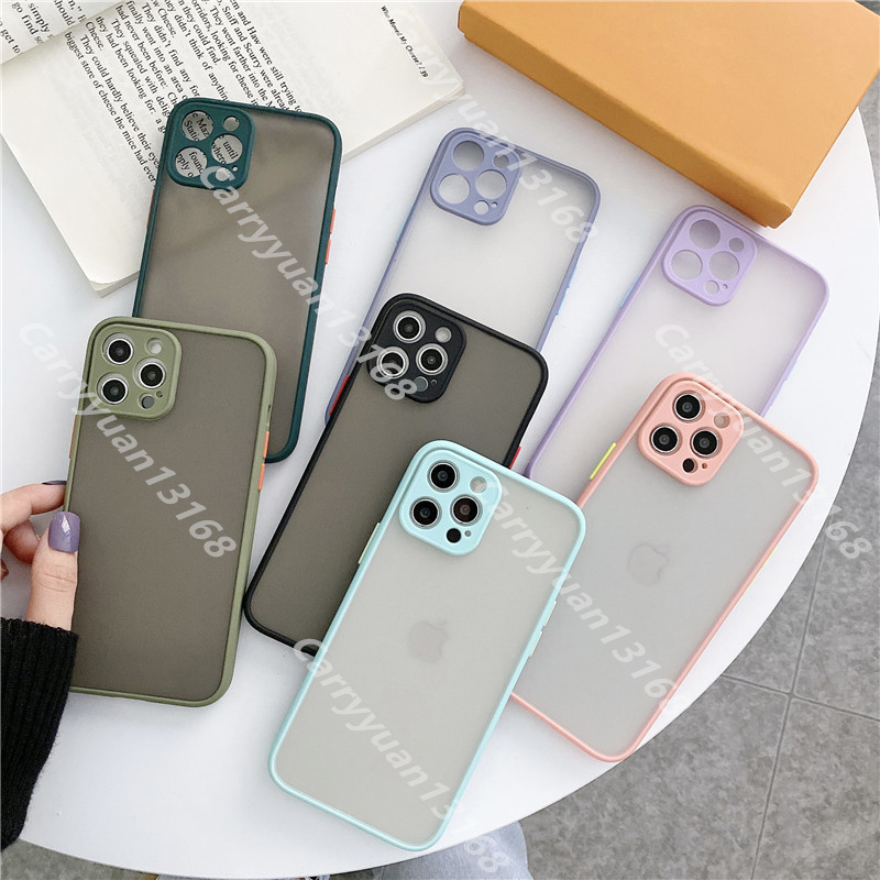 L luxury Designer Fashion Phone Cases For iPhone 15 pro max 15 14 PLUS 12 11 13 14 Pro Max X XS XSMAX XR Clear Hard Case Shockproof Transparent shell Skin feel Non-slip cover