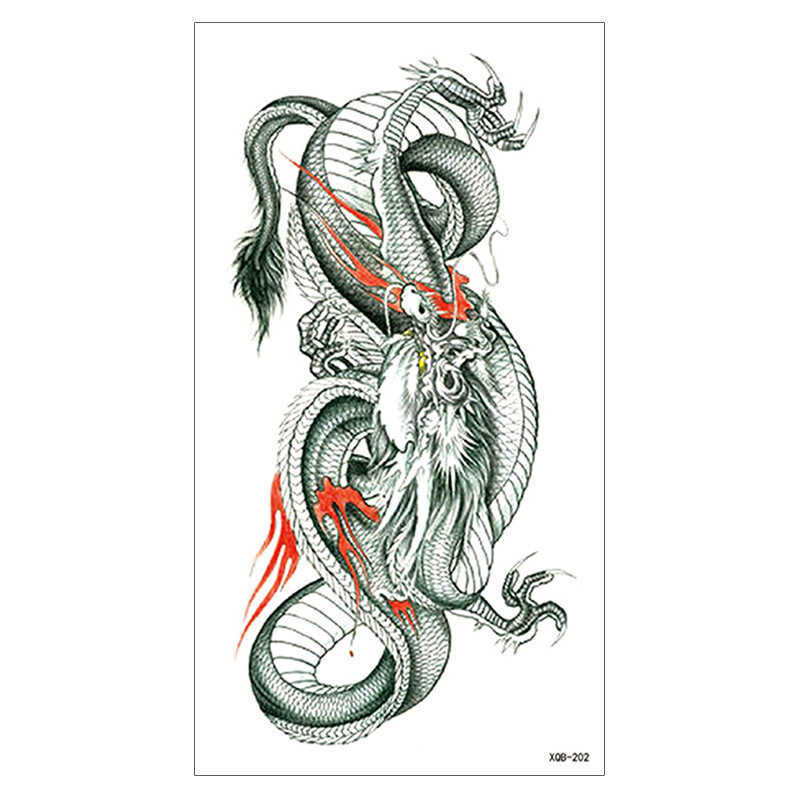 Tattoo Sticker Arm New Small Full Durable Wolf Head Waterproof