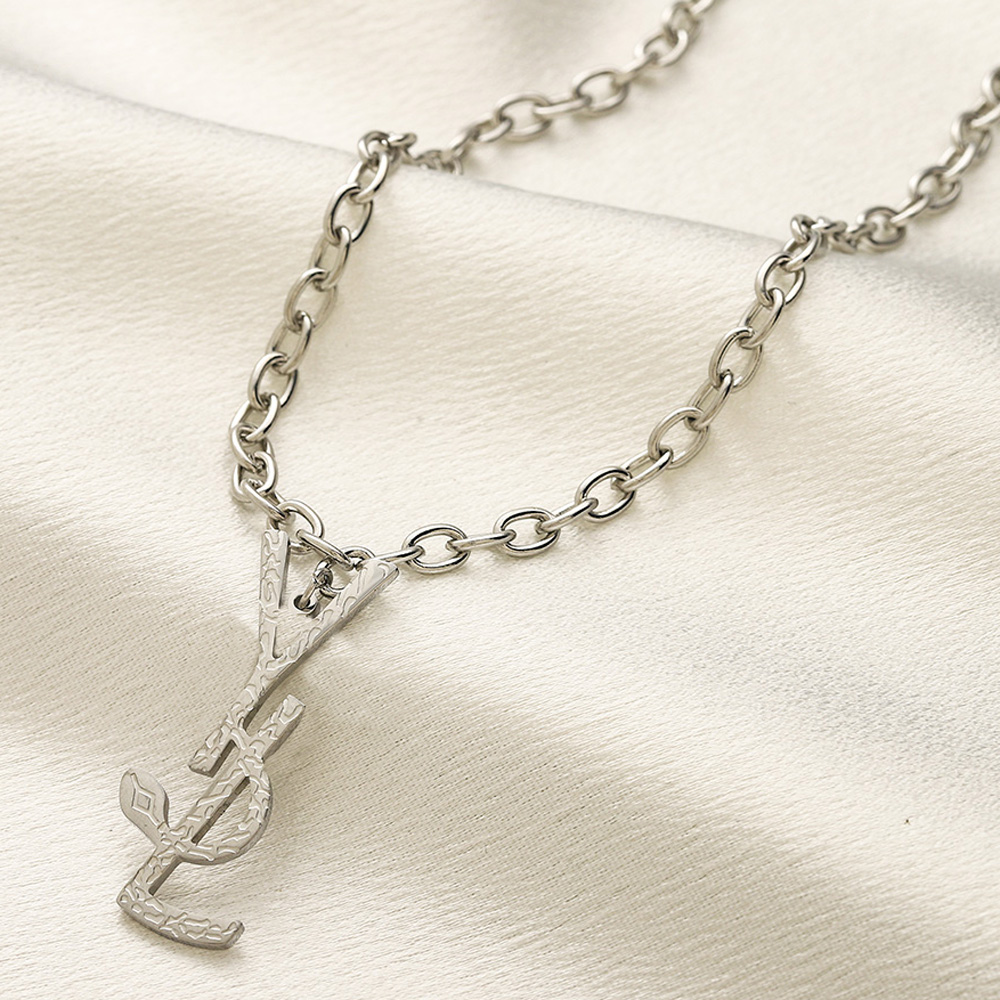 Designer Women Necklaces Chain Gold-plated Sier Stainless Steel Brand Letter Snakeskin Jewellery Best Wedding Jewelry Christmas Gift