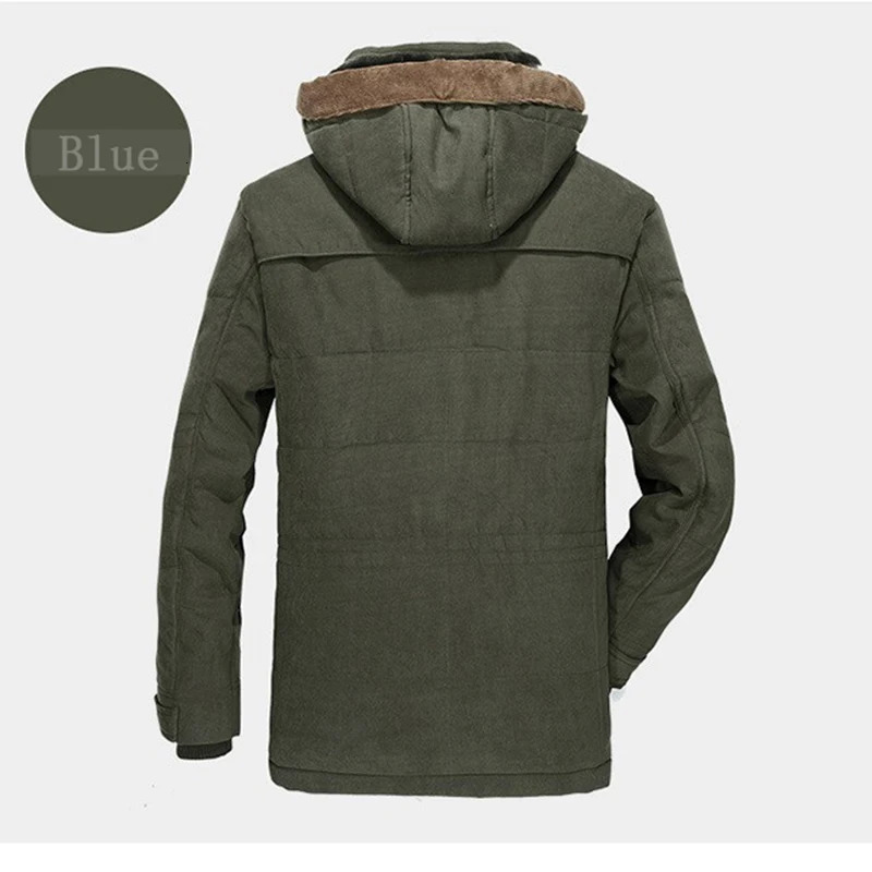Mens Jackets Winter Cottonpadded Jacket Medium Length Plus Fleece Thickened Youth Leisure Windproof Warm Quilted Cotton Clothing 231212